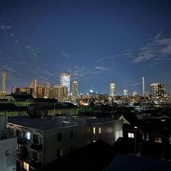 Aussicht von der Hoteldachterrasse