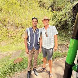 Mike and his fellow LEO pal. "Service with Concern" is their bond.