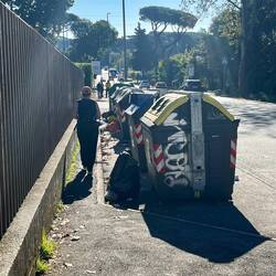 In La Storta, the road into Rome had quite a few lowpoints like this