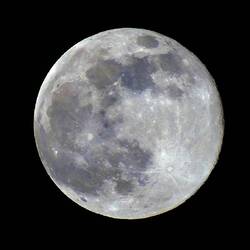 Der Mond von gestern Nacht.