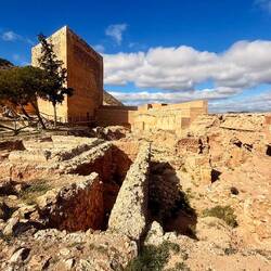 Les restes du château arabe de La Mola