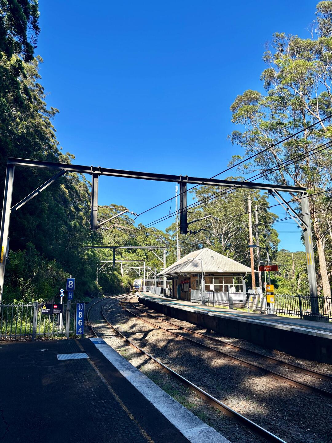 Het vredige treinstationnetje