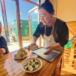 Tibetische Spezialität Momo's