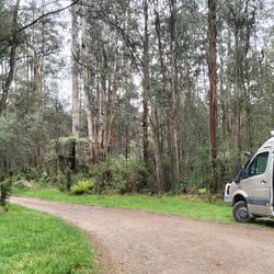 Op de plek waar we één avond en nacht blijven