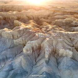 Sonnenuntergang an der Abbruchkante