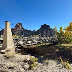 San Rafael River Swinging Bridge