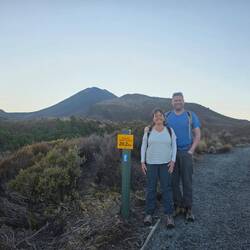 Start of the Tongariro Alpine Crossing Walk 6:30am