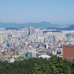 Blick vom Namsan Berg / View from Namsan Mountain