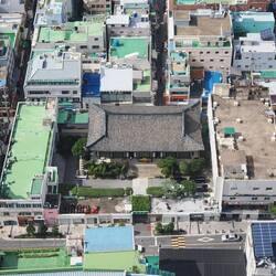 Tempel mit liegendem Buddha / Temple with reclinig Buddha