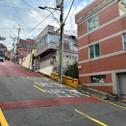 Busan ist sehr steil / Busan is very steep