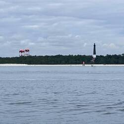 Slightly tall structures tend to stand out on the low coastal areas of Alabama and Florida
