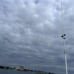 The Blue Angels arrive. Oops...!