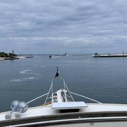 Moving sand around at the narrows of Robertson Strait