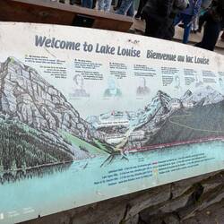 Willkommen am Lake Louise.