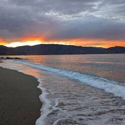 Strand von Tonnarella 20 km westlich von Millazo