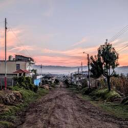 Sechs Uhr morgens starten wir, koid is, 8 Grad