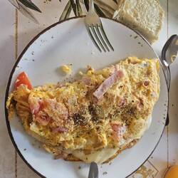 Omlet für eine Person 🫣😅