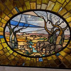 Stained glass and painted art