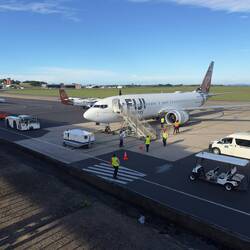DQ-FAF on the tarmac at Nadi Airport.