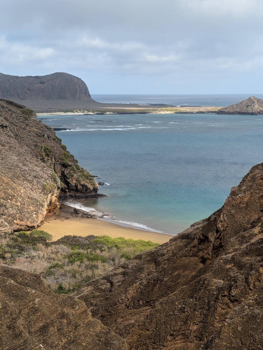 Our last hike as we searched for the red footed booby