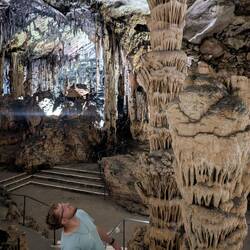 Michael bestaunt die 3 Millionen alte Königin (17 m hoch)