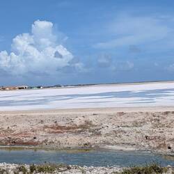 Salt flats look like an ice rink to me