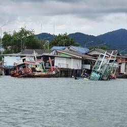 Das hellblaue Boot hat es wohl nicht geschafft...