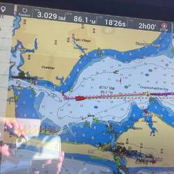 Tracking out into the bay