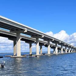 A bridge, but not too far... only 3.5 miles