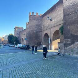The old Aurelian wall
