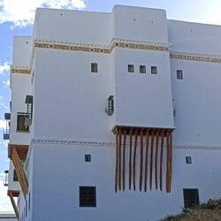 Restoration to one of the old buildings