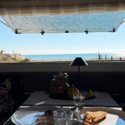 Mittagessen mit Ausblick