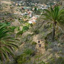Auch zum Stausee ging es steil hinauf