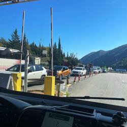 ..gegenüber sah es ein wenig anders aus 😬