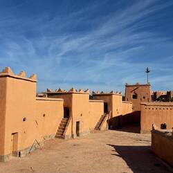 Wir besuchen in Ouarzazate die Taouorit Kasbah