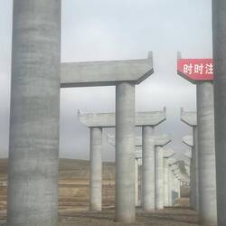 Bau einer neuen Autobahn