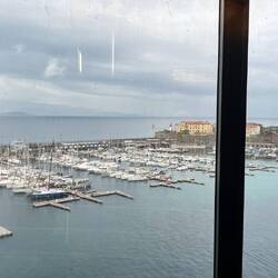 Ajaccio Port from the dining room window