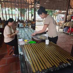 Einpacken der Bonbons