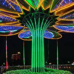 Herrliche Blumendekoration