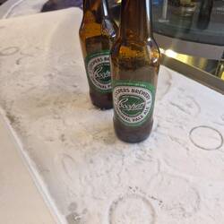 Ice bar to keep the beers cold