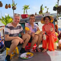 Leckere Verkostung mit Frau Sau