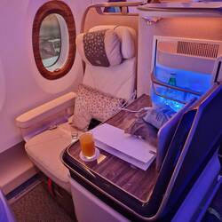 My corner in business class for next few hours