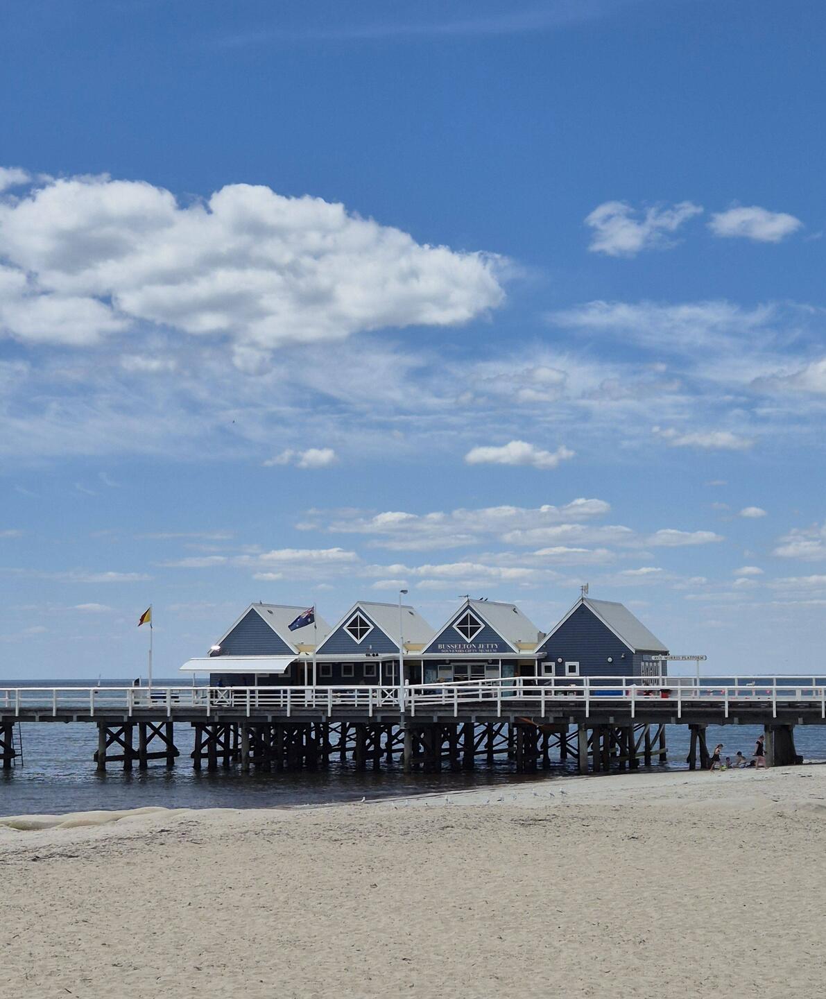 Der Anfang des Busselton Jetty
