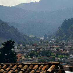 Blick ins Hinterland vom Café aus