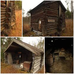 Schon damals gab es eine Sauna...