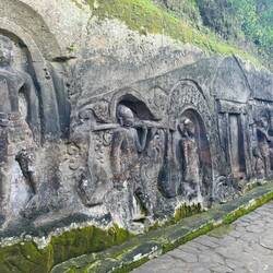 Stone carvings at the temple