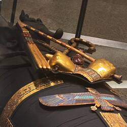 Strappings for the mummy: the crook and the flail.