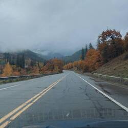 Es zog immer mehr zu und die % der Straße nahm auch immer mehr zu.