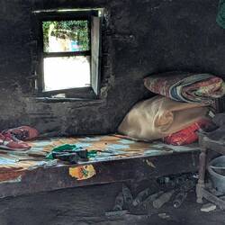 Inside a worker's house