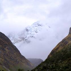 Kurz zu sehen... der Salkantay